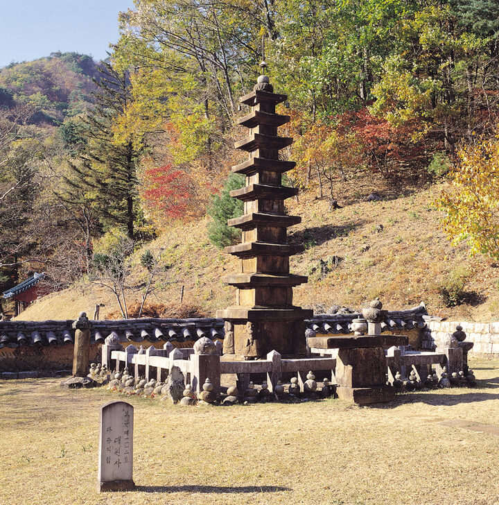 산청 대원사 다층석탑