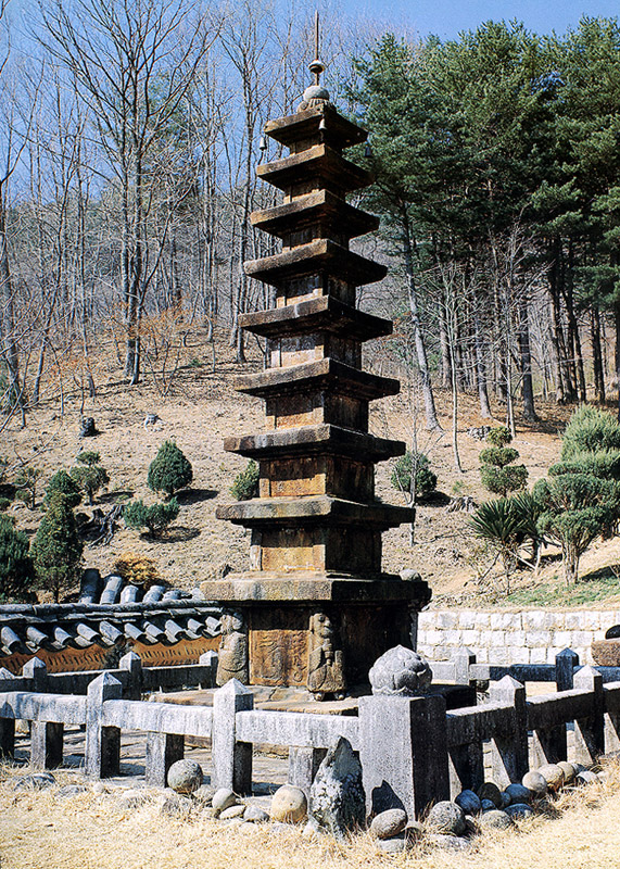산청 대원사 다층석탑