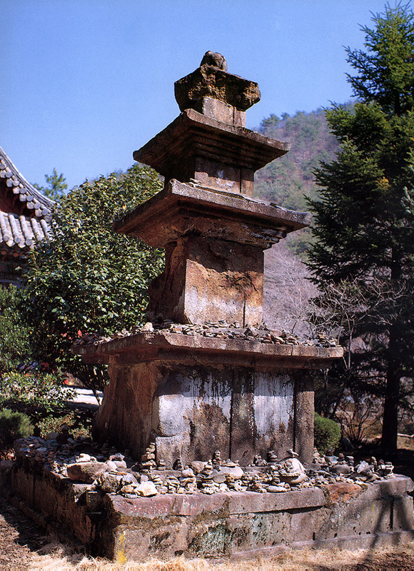 산청 덕산사 삼층석탑