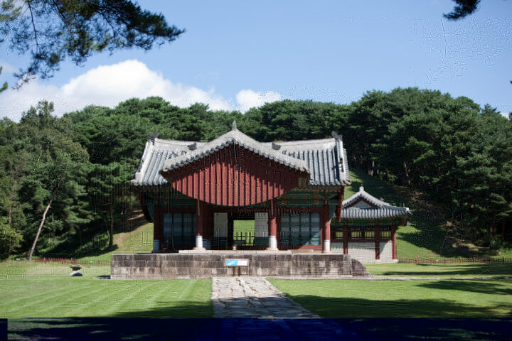 구리 동구릉 건원릉 정자각