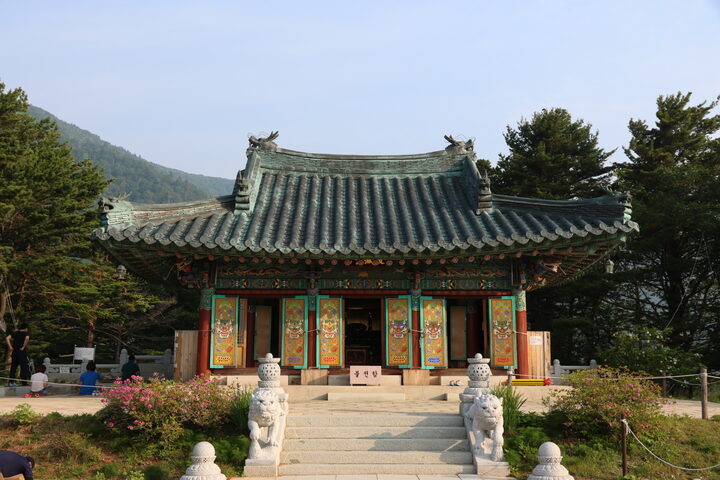 평창 오대산 중대 적멸보궁 정면