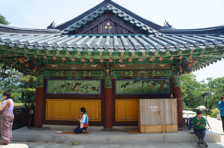 평창 오대산 중대 적멸보궁 좌측면
