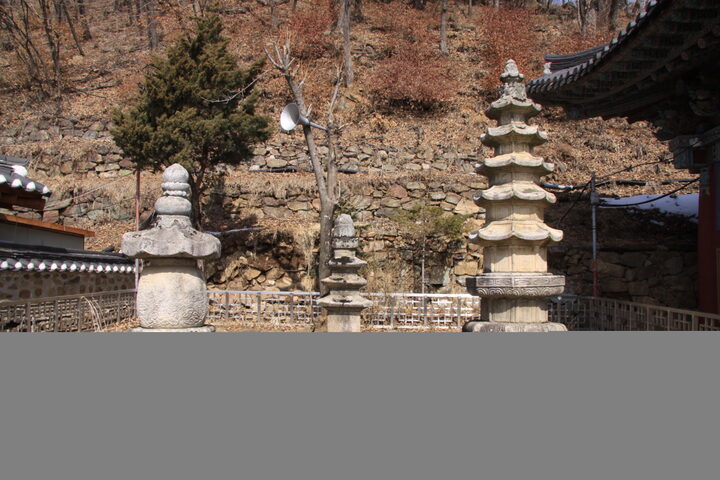 남양주 수종사 사리탑 전경