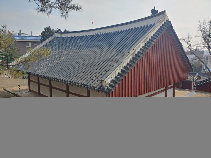 수원향교 대성전 배면