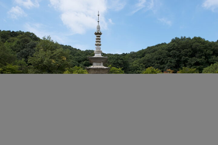 전 구미 강락사지 삼층석탑_앞면 (촬영년도 : 2015년)