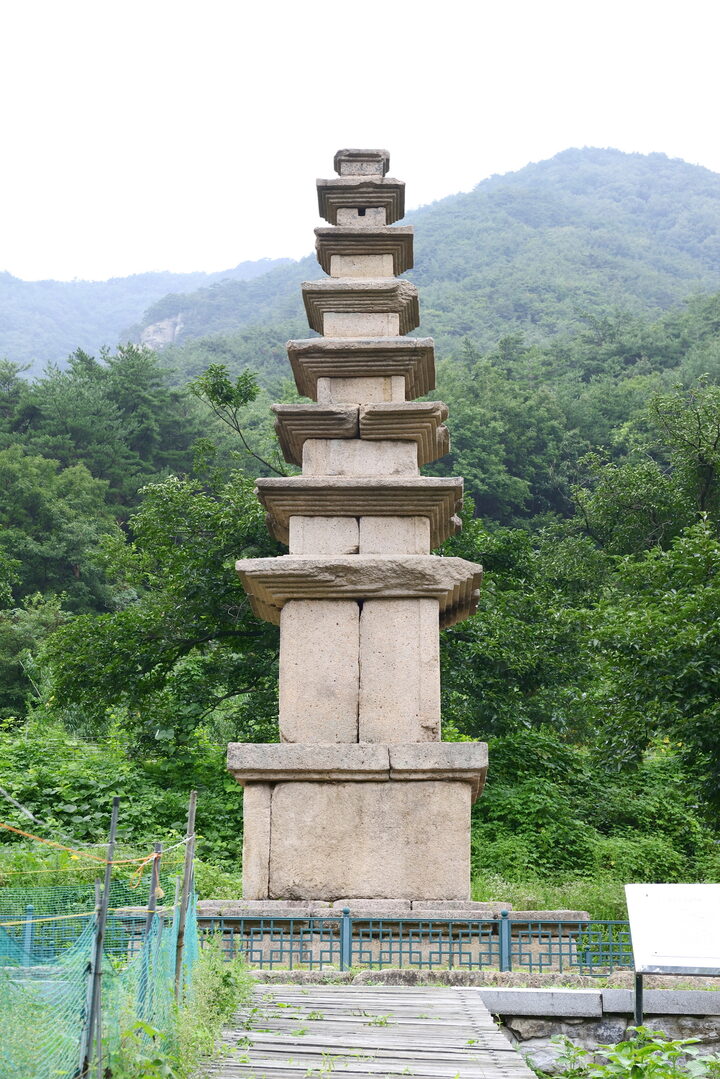 상주 상오리 칠층석탑_정면 (촬영년도 : 2015년)
