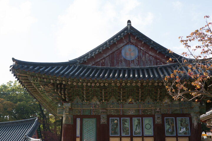 대구 동화사 대웅전_팔작지붕 (촬영년도 : 2015년)