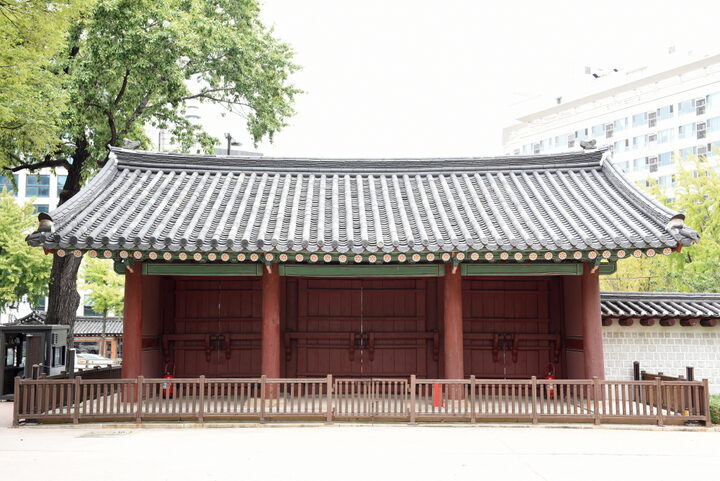 사직단 대문_내부 (촬영년도 : 2015년)