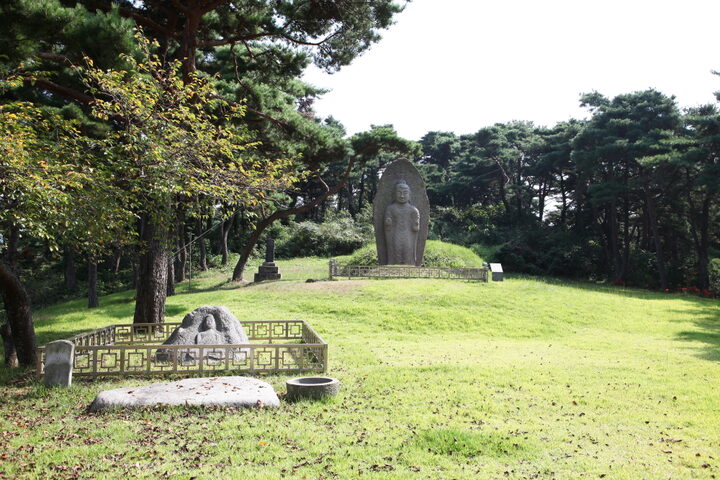 나주 철천리 석조여래입상_전경2 (촬영년도 : 2015년)
