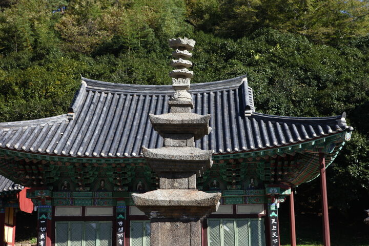 순천 동화사 삼층석탑_상륜 (촬영년도 : 2015년)
