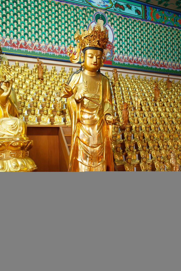익산 관음사 목조보살입상_좌측면 (촬영년도 : 2015년)