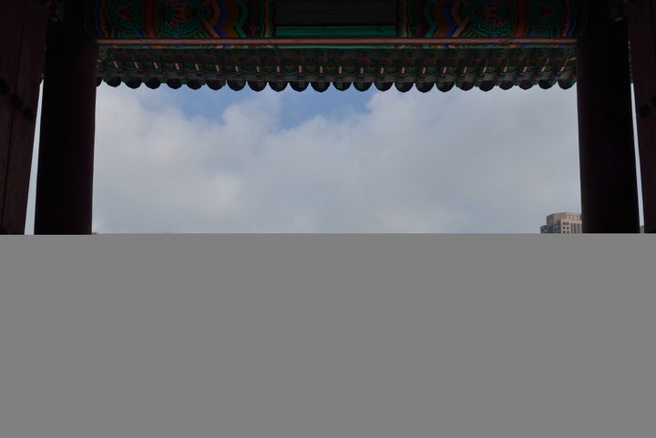 덕수궁 중화전 및 중화문_중화문에서 본 중화전