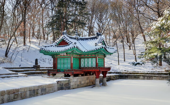 창덕궁 부용정_설경