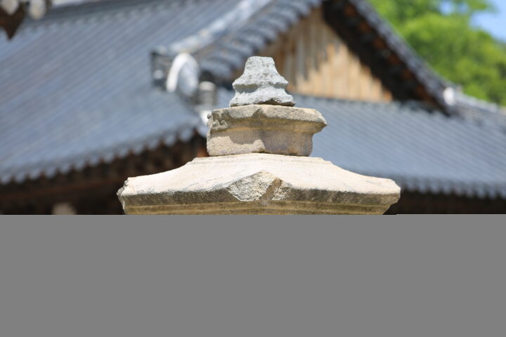 양산 통도사 삼층석탑_3층 탑신부(남서측면)334_건축_2018년(출처 : 국립문화재연구소)