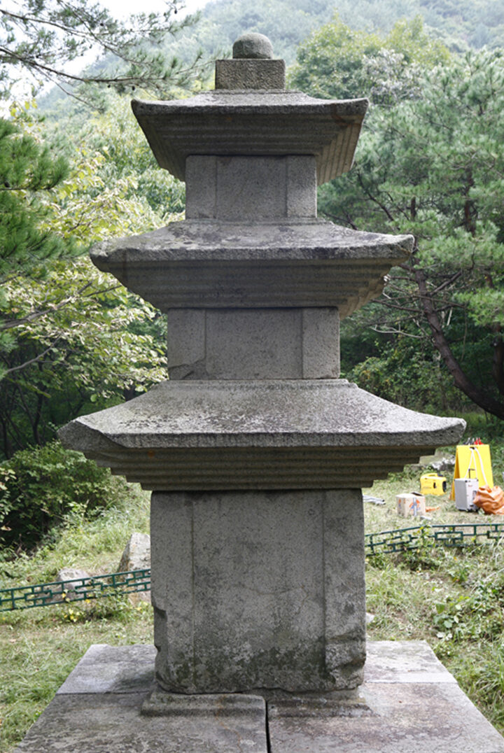 경주 무장사지 삼층석탑_2층 탑신_건축_2009년(출처 : 국립문화재연구소)