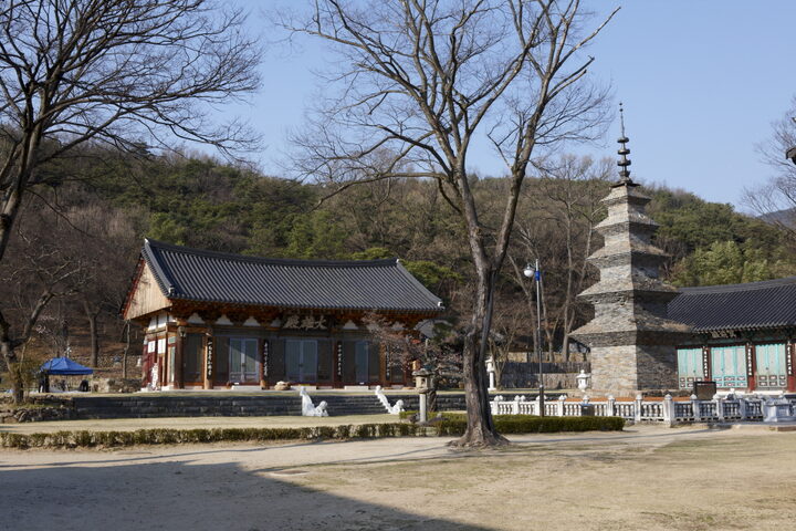 칠곡 송림사 대웅전 전경