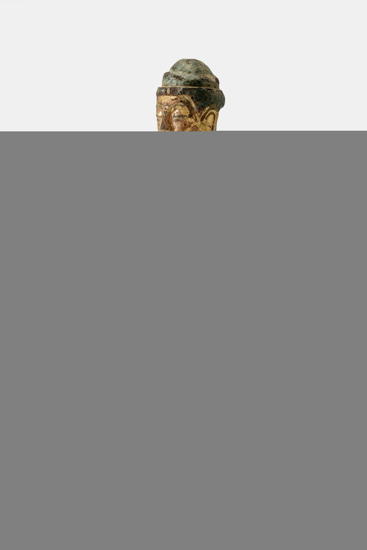 보물_밀양 표충사 삼층석탑 출토 유물 일괄_01금동여래입상4_신국보보물전 2017-2019 특별전 도록