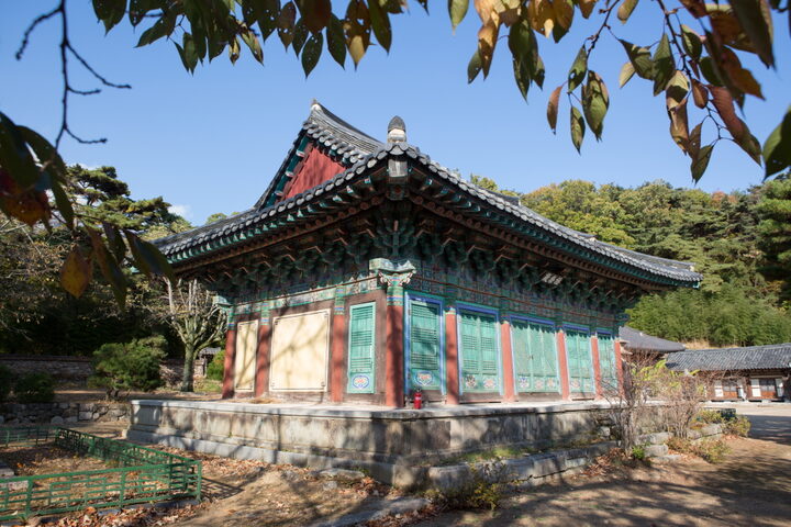대구 동화사 극락전_측면 (촬영년도 : 2015년)