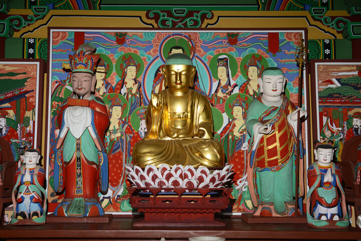 광주 덕림사 목조지장보살삼존상 및 시왕상 일괄