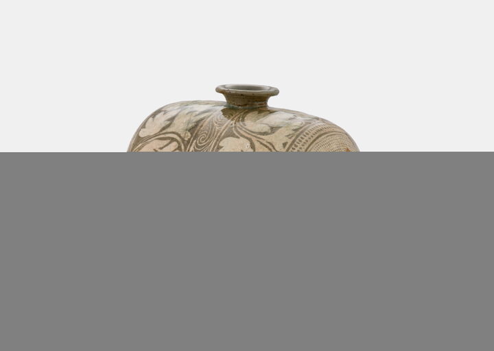 보물_분청사기 상감모란당초문 장군(6)_문화재대관(보물-토기·도자기)