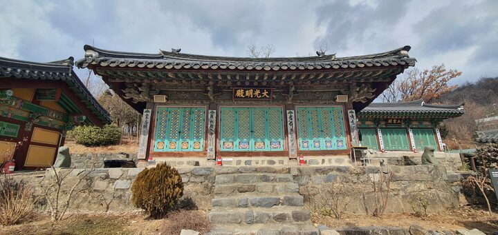 성남 봉국사 대광명전
