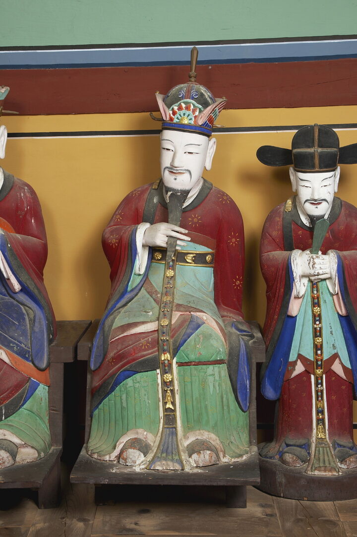 창녕 관룡사 목조지장보살삼존상 및 시왕상 일괄