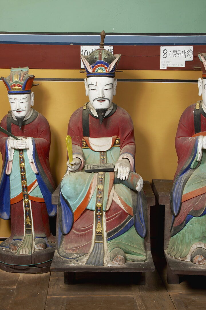 창녕 관룡사 목조지장보살삼존상 및 시왕상 일괄