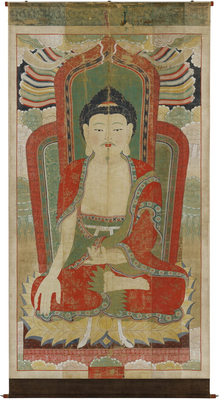 죽림사 세존 괘불탱