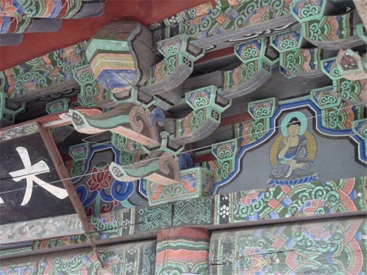 안성 청원사 대웅전 정면 공포