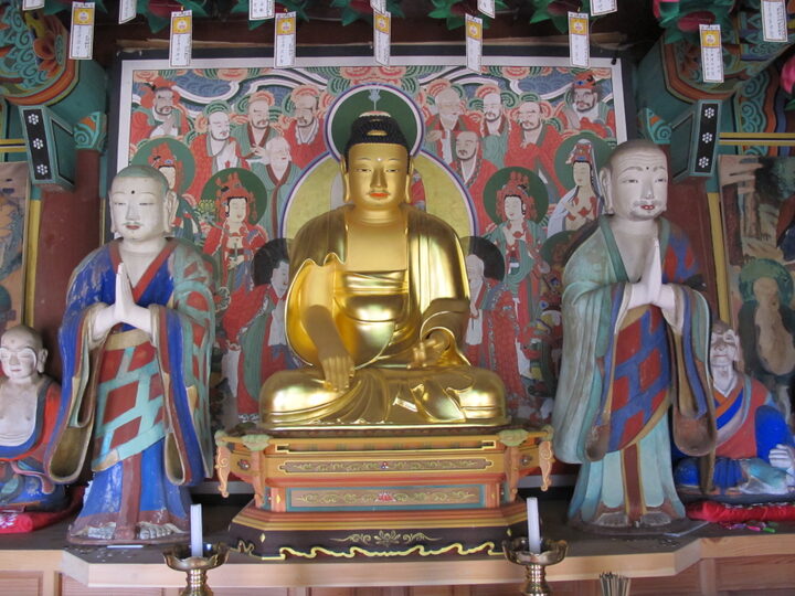 보물 나주 다보사 목조석가여래삼존상 및 소조십육나한좌상-본존