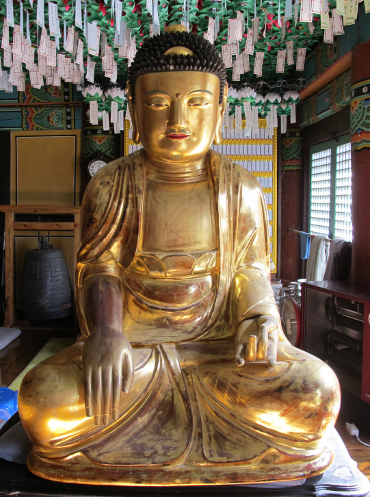 보물 강진 정수사 석가여래삼불좌상