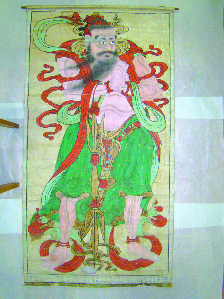 보물 서산 개심사 제석 범천도 및 팔금강 사위보살도(2012년 국보,보물 지정보고서)