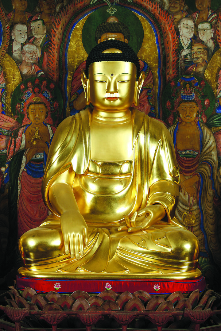 보물 강화 전등사 목조석가여래삼불좌상(2012년 국보,보물 지정보고서)