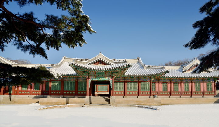 창덕궁 희정당 권역 전경 겨울